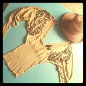 Arden B Fitted Blouse FIRM ON PRICE